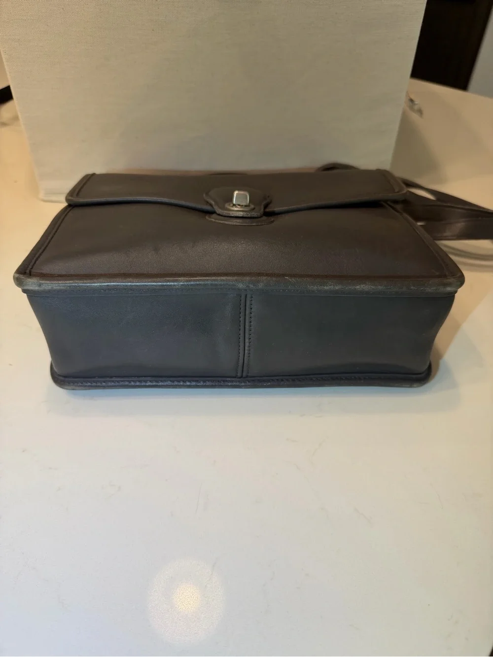 Vintage Coach Willis 9927 grey nickel